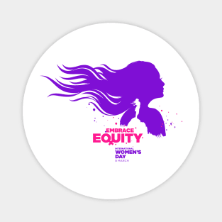 Embrace Equity 8 March 2023, Happy International Women's Day 2023, Women's history month Magnet